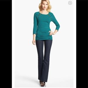 Michael Kors Sausalito Bootcut Stretch Jeans New